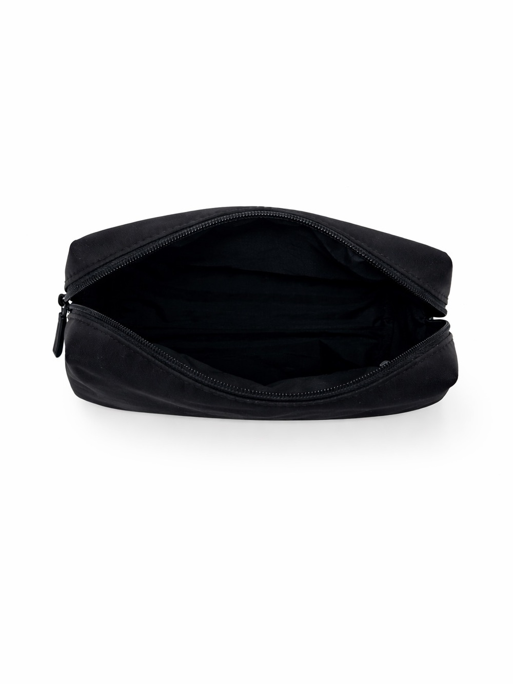 CHANEL Black & White Nylon Travel Pouch Beauty Cosmetic Bag Clutch - Picture 3 of 6